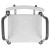 Flash Furniture DC-HY3523L-WH-GG Hercules 300 Lb. Capacity White Bath & Shower Chair with Quick Release Back & Arms addl-12