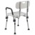 Flash Furniture DC-HY3523L-WH-GG Hercules 300 Lb. Capacity White Bath & Shower Chair with Quick Release Back & Arms addl-8