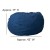 Flash Furniture DG-BEAN-LARGE-DENIM-GG Oversized Denim Refillable Bean Bag Chair for All Ages addl-5