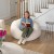 Flash Furniture DG-BEAN-LARGE-SHERPA-NAT-GG Large Natural Faux Sherpa Refillable Bean Bag Chair for Kids and Teens addl-2
