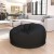 Flash Furniture DG-BEAN-LARGE-SOLID-BK-GG Oversized Solid Black Refillable Bean Bag Chair for All Ages addl-1