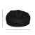 Flash Furniture DG-BEAN-LARGE-SOLID-BK-GG Oversized Solid Black Refillable Bean Bag Chair for All Ages addl-5