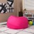 Flash Furniture DG-BEAN-LARGE-SOLID-HTPK-GG Oversized Solid Hot Pink Refillable Bean Bag Chair for All Ages addl-1
