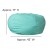 Flash Furniture DG-BEAN-LARGE-SOLID-MTGN-GG Oversized Solid Mint Green Refillable Bean Bag Chair for All Ages addl-6