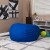 Flash Furniture DG-BEAN-LARGE-SOLID-ROYBL-GG Oversized Solid Royal Blue Refillable Bean Bag Chair for All Ages addl-1