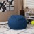 Flash Furniture DG-BEAN-SMALL-DENIM-GG Small Denim Refillable Bean Bag Chair for Kids and Teens addl-1