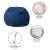 Flash Furniture DG-BEAN-SMALL-DENIM-GG Small Denim Refillable Bean Bag Chair for Kids and Teens addl-5