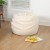 Flash Furniture DG-BEAN-SMALL-SHERPA-NAT-GG Small Natural Faux Sherpa Refillable Bean Bag Chair for Kids and Teens addl-1