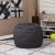 Flash Furniture DG-BEAN-SMALL-SOLID-GY-GG Small Solid Gray Refillable Bean Bag Chair for Kids and Teens addl-1