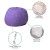 Flash Furniture DG-BEAN-SMALL-SOLID-PUR-GG Small Solid Purple Refillable Bean Bag Chair for Kids and Teens addl-5