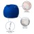 Flash Furniture DG-BEAN-SMALL-SOLID-ROYBL-GG Small Solid Royal Blue Refillable Bean Bag Chair for Kids and Teens addl-5