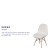 Flash Furniture DL-10-GG Calvin Shaggy Dog White Accent Chair addl-3