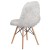 Flash Furniture DL-10-GG Calvin Shaggy Dog White Accent Chair addl-6