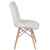 Flash Furniture DL-10-GG Calvin Shaggy Dog White Accent Chair addl-8
