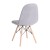 Flash Furniture DL-10-GY-GG Modern Padded Armless Gray Faux Shearling Accent Chair with Beechwood Legs addl-5