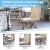 Flash Furniture DL-10-W-GG Modern Padded Armless Off-White Faux Shearling Accent Chair with Beechwood Legs addl-3