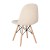 Flash Furniture DL-10-W-GG Modern Padded Armless Off-White Faux Shearling Accent Chair with Beechwood Legs addl-5