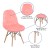 Flash Furniture DL-12-GG Calvin Shaggy Dog Hermosa Pink Accent Chair addl-4