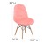 Flash Furniture DL-12-GG Calvin Shaggy Dog Hermosa Pink Accent Chair addl-5