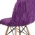 Flash Furniture DL-15-GG Calvin Shaggy Dog Purple Accent Chair addl-10