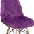 Flash Furniture DL-15-GG Calvin Shaggy Dog Purple Accent Chair addl-7