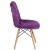 Flash Furniture DL-15-GG Calvin Shaggy Dog Purple Accent Chair addl-8