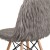Flash Furniture DL-16-GG Calvin Shaggy Dog Charcoal Gray Accent Chair addl-10