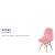 Flash Furniture DL-8-GG Calvin Shaggy Dog Light Pink Accent Chair addl-3