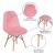 Flash Furniture DL-8-GG Calvin Shaggy Dog Light Pink Accent Chair addl-4