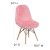 Flash Furniture DL-8-GG Calvin Shaggy Dog Light Pink Accent Chair addl-5