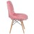 Flash Furniture DL-8-GG Calvin Shaggy Dog Light Pink Accent Chair addl-8