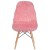 Flash Furniture DL-8-GG Calvin Shaggy Dog Light Pink Accent Chair addl-9
