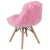 Flash Furniture DL-DA2018-1-LP-GG Cody Shaggy Faux Fur Light Pink Accent Kids Chair for Ages 5-7 addl-5