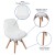 Flash Furniture DL-DA2018-1-W-GG Cody Shaggy Faux Fur White Accent Kids Chair for Ages 5-7 addl-3