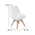 Flash Furniture DL-DA2018-1-W-GG Cody Shaggy Faux Fur White Accent Kids Chair for Ages 5-7 addl-4