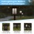 Flash Furniture DN-SL106-8-BK-GG 8 Pack Black Lantern Style LED Solar Lights Weather Resistant Outdoor Solar Powered Lights addl-4