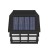 Flash Furniture DN-SL108-6-BK-GG 6 Pack Wall Mount LED Solar Lights - Weather Resistant Black Decorative Solar Powered Lights addl-10