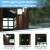 Flash Furniture DN-SL108-6-BK-GG 6 Pack Wall Mount LED Solar Lights - Weather Resistant Black Decorative Solar Powered Lights addl-4