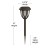 Flash Furniture DN-SL114-8-BR-GG 8 Pack Brown Tulip Design LED Solar Lights Weather Resistant Outdoor Solar Powered Lights addl-5