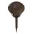 Flash Furniture DN-SL114-8-BR-GG 8 Pack Brown Tulip Design LED Solar Lights Weather Resistant Outdoor Solar Powered Lights addl-8