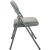 Flash Furniture DPI903F-GG Advantage Grey Padded Metal Folding Chair addl-3