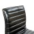 Flash Furniture DS-512B-BK-BK-GG Low Back Designer Armless Black Ribbed Swivel Task Office Chair with Black Frame and Base addl-11