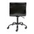 Flash Furniture DS-512B-BK-BK-GG Low Back Designer Armless Black Ribbed Swivel Task Office Chair with Black Frame and Base addl-7