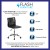 Flash Furniture DS-512B-BK-GG Low Back Designer Armless Black Ribbed Swivel Task Office Chair addl-3