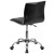 Flash Furniture DS-512B-BK-GG Low Back Designer Armless Black Ribbed Swivel Task Office Chair addl-7