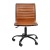 Flash Furniture DS-512B-BR-BK-GG Low Back Designer Armless Brown Ribbed Swivel Task Office Chair with Black Frame and Base addl-10