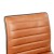 Flash Furniture DS-512B-BR-GG Low Back Designer Armless Brown Ribbed Swivel Task Office Chair addl-11
