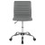 Flash Furniture DS-512B-LTGY-GG Low Back Designer Armless Light Gray Ribbed Swivel Task Office Chair addl-10