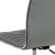 Flash Furniture DS-512B-LTGY-GG Low Back Designer Armless Light Gray Ribbed Swivel Task Office Chair addl-13