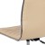 Flash Furniture DS-512B-TAN-GG Low Back Designer Armless Tan Ribbed Swivel Task Office Chair addl-13